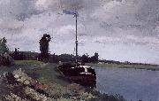 River boat Camille Pissarro